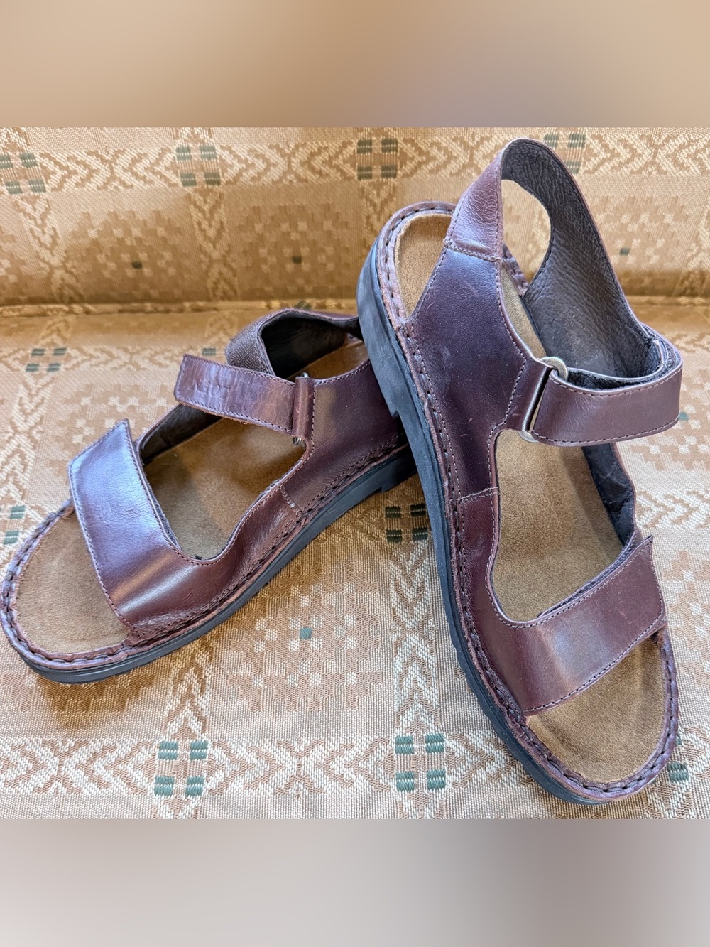 Naot leather Karenna sandals made in Israel size 8 /39
